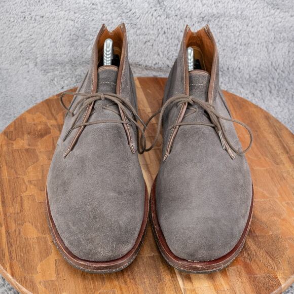 Timberland Suede Chukkas Mens Sz 9 Ankle Boots Lace Up Gorpcore Outdoors Gray - Picture 2 of 10